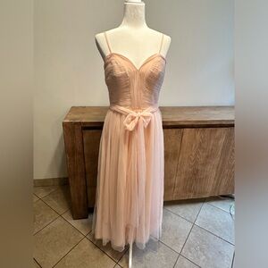 Stunning light pink dress size 8